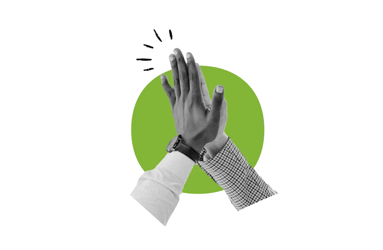 high five