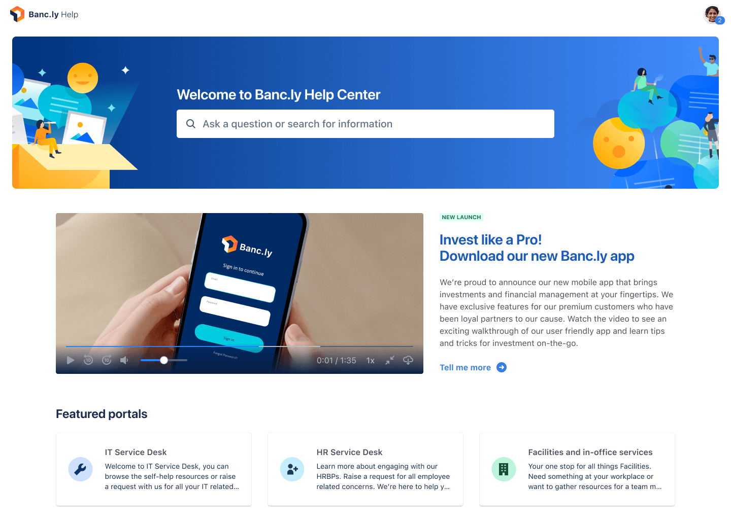 Jira Service Management help center