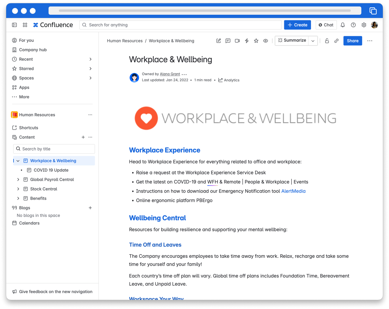 How Confluence allows you to organize your work, create documents, and discuss in one place