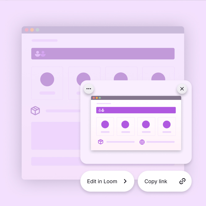 Loom screenshot illustration