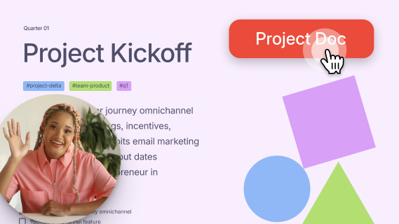 Project kickoff screenshot