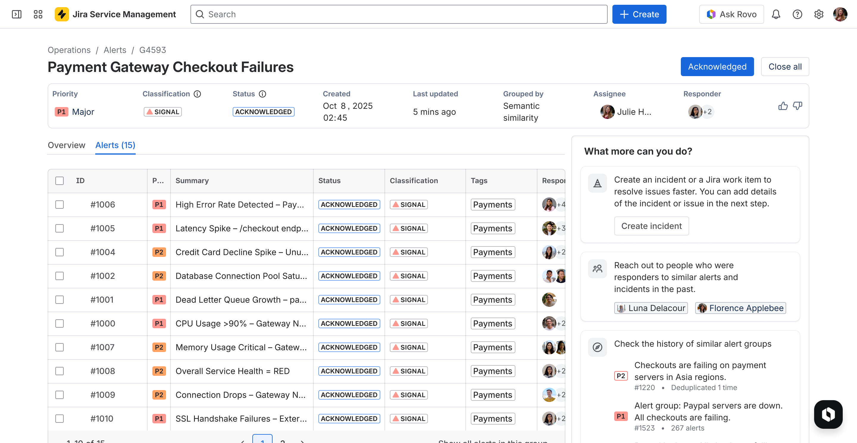 Jira Work Management のスクリーンショット