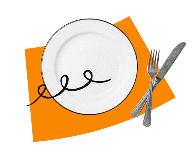 Illustration of a plate