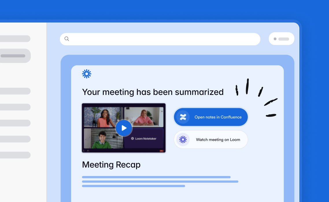 Loom meeting recap screenshot