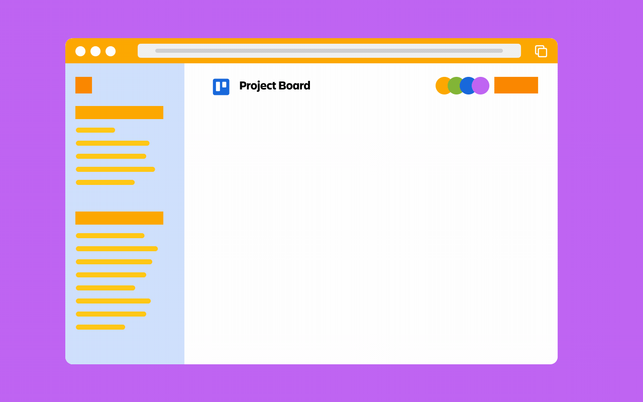 GIF of a Terllo board with cards moving between lists